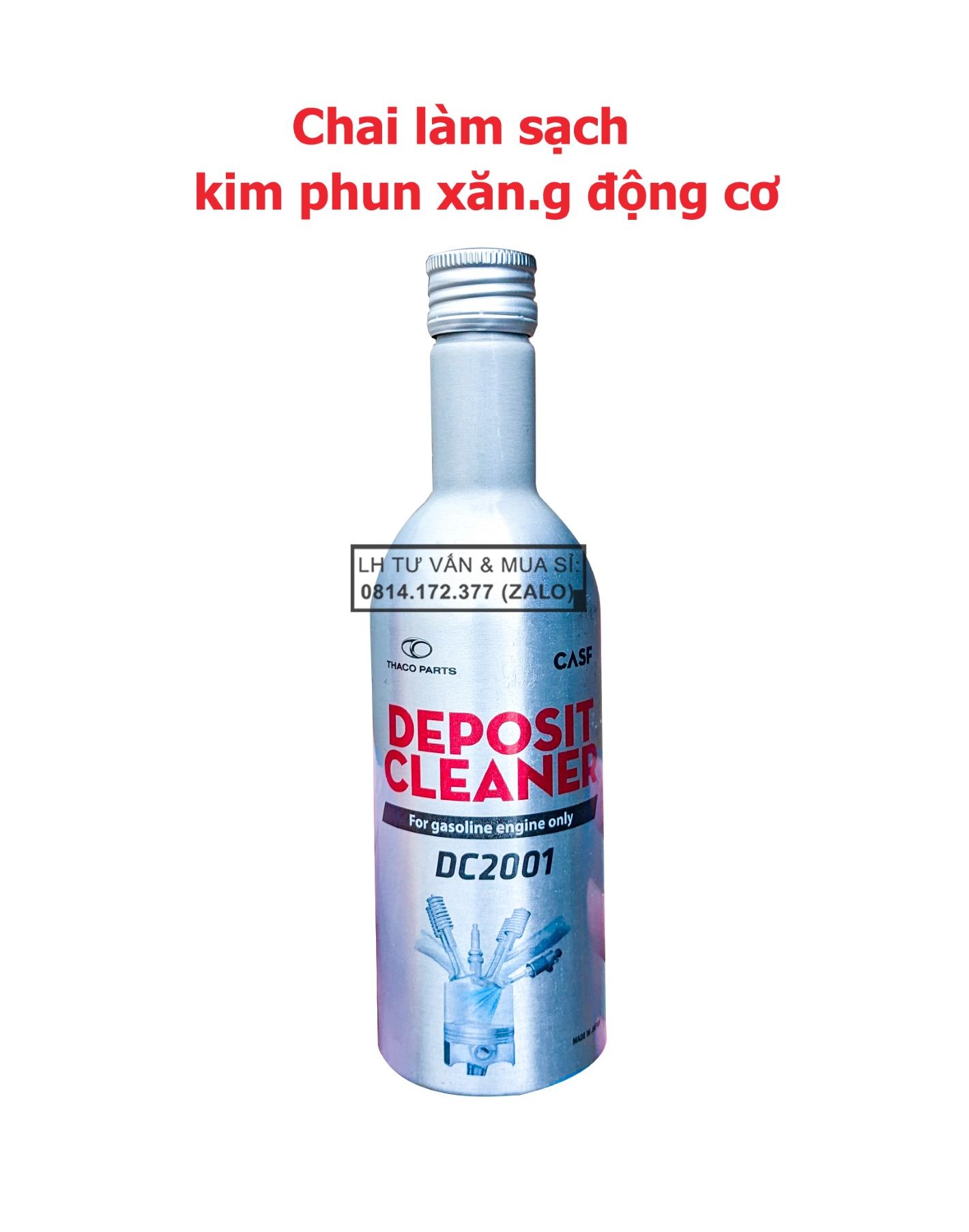 Dung dịch phụ gia vệ sinh buồng đốt - kim phun Thaco Deposit Cleaner 200ml