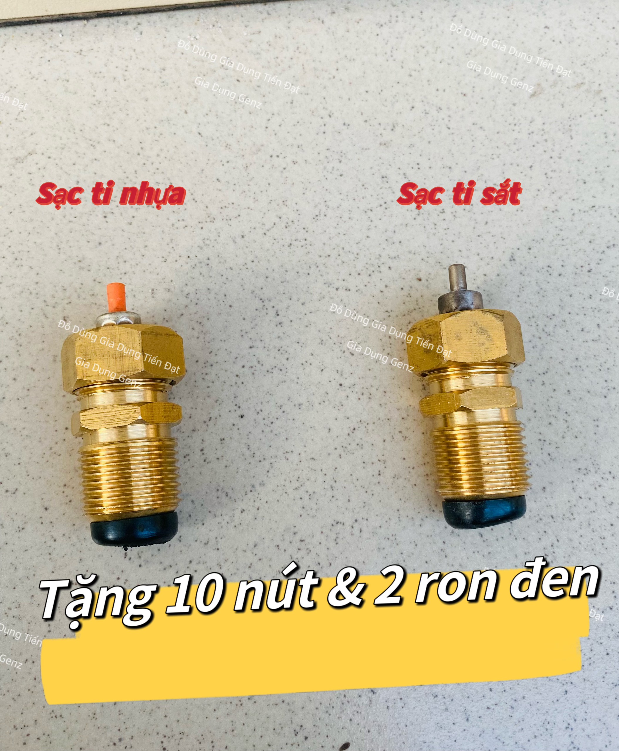 Đầu sạc gas mini, đầu chiếc ga từ bình gas 12kg sang bình gas mini + tặng 10 nút nhựa kèm ron sp chính hãng