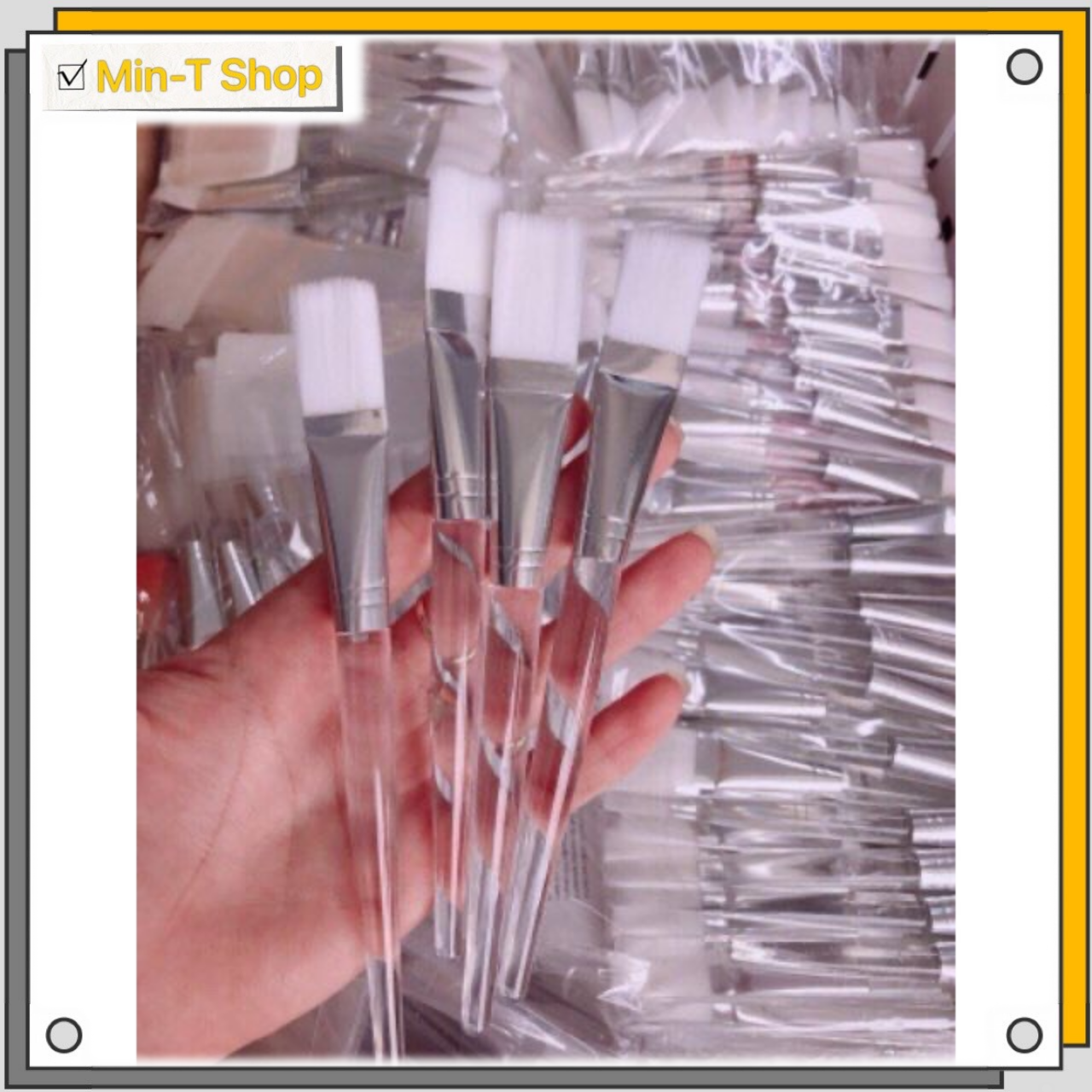 [ Mẫu như ảnh] Combo 2 Chổi Cọ Quét Đắp Mặt Nạ Hoặc Có Thể Dùng Để Phết Dầu Khi Nướng