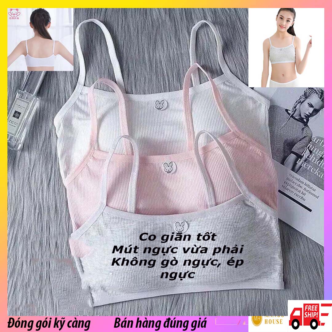 Áo lót nữ học sinh 6059- Co giãn tốt, vải thoáng khí, cotton 100%, đệm vừa phải, không lộ ngực- Mango House shop - Áo lá học sinh, áo lót nữ học sinh, áo lót nữ học sinh mặc áo dài, áo lót nữ học sinh cấp 2, áo lá cute, áo lá  nữ đẹp