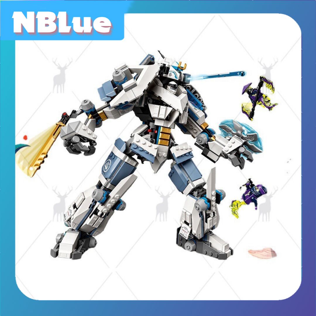 Đồ chơi lắp ghép lego Ninjago người máy Robot Titan chiến đấu của Zane 99901 mã 71738