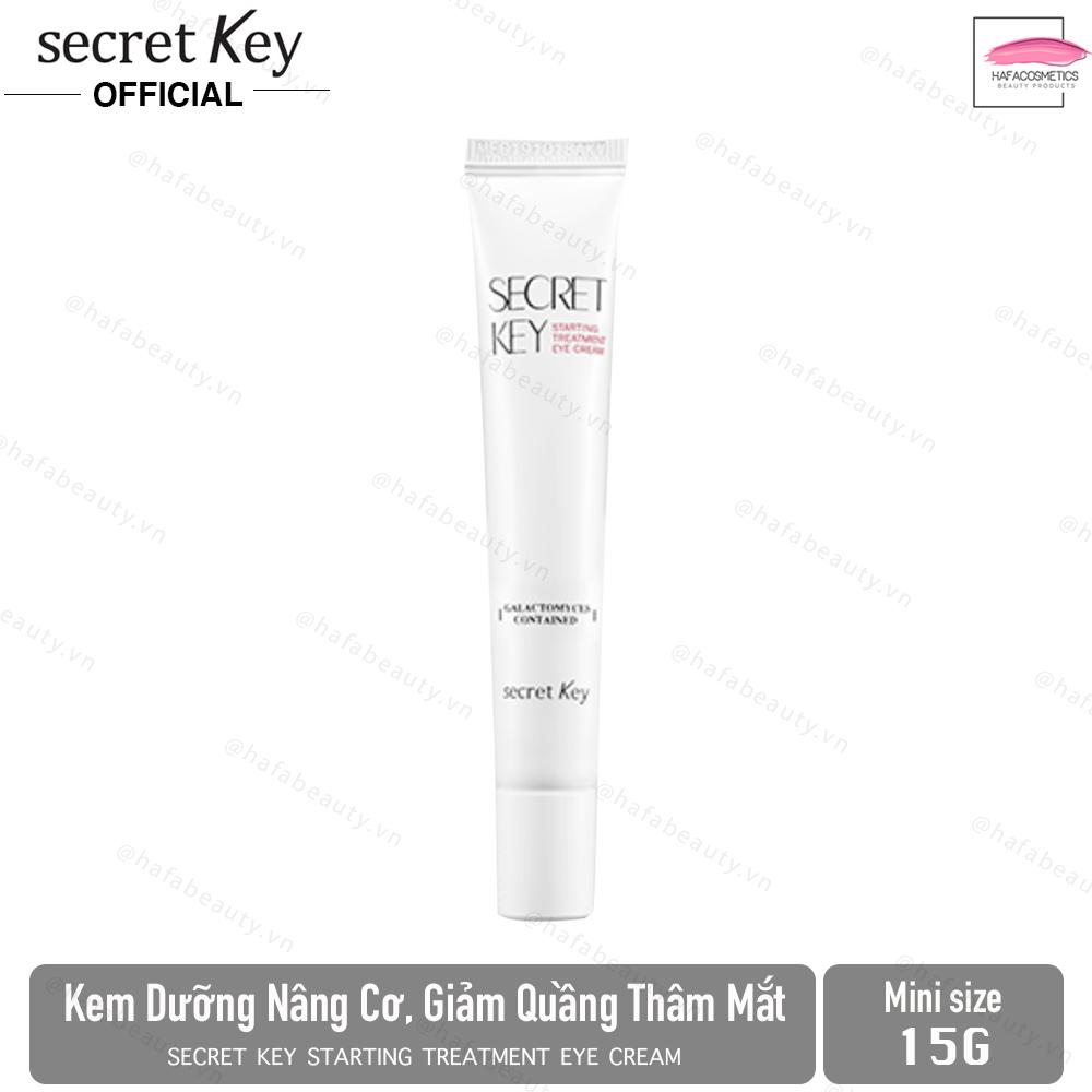 [Mini Size 15g] Kem dưỡng nâng cơ và giảm quầng thâm mắt Secret Key Starting Treatment Eye Cream 15g