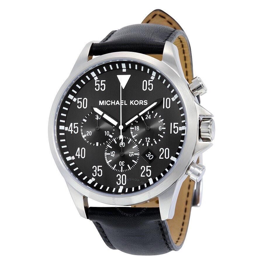 Đồng hồ nam dây da Michael Kors MK8442 -Size 42 mm Fullbox Đồng hồ nam mặt tròn chống nước