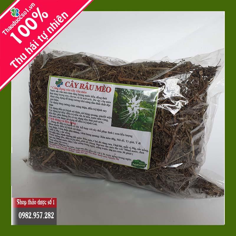 Cây râu mèo hỗ trợ điều trị bệnh Sỏi thận cực kỳ hiệu quả - 1kg - SP CTY Thảo Dược Số 1