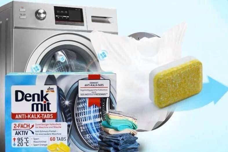 [Combo 10 viên] Viên Tẩy Lồng Máy Giặt Denkmit - Nội địa Đức