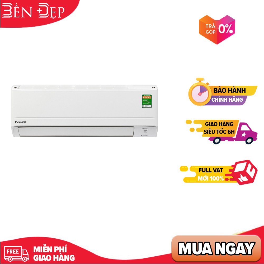 Điều hòa panasonic 1 chiều 12000btu inverter r32 tiêu chuẩn cs/cu-pu12xkh-8m