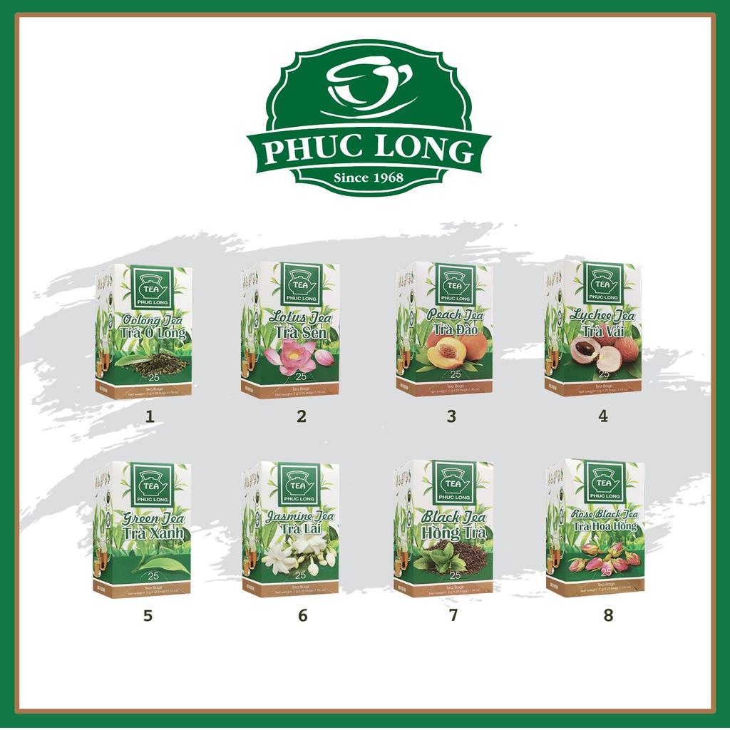 Trà phúc long túi lọc đủ loại 50g ta0102