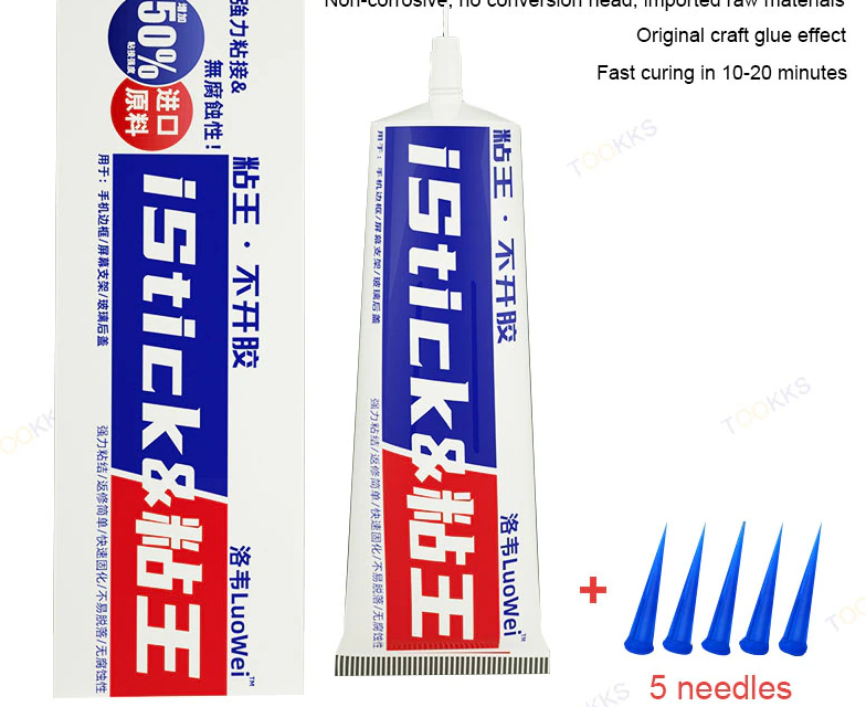 Keo iStick Chính Hãng LUOWEI 50ml ( Trong và Đen )