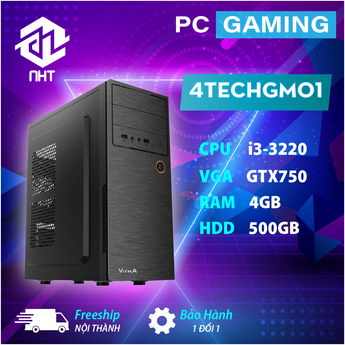 [Trả góp 0%]Máy tính chơi Game thiết kế đồ họa cao cấp giá rẻ Core i5 4TechGM01 2019 PC Gamer làm youtuber Live Stream chuyên nghiệp PC chiến Game Online đế chế LOL(Liên minh huyền thoại) Minecraft không giật Lag Free cài HĐH và Games theo yêu cầu.