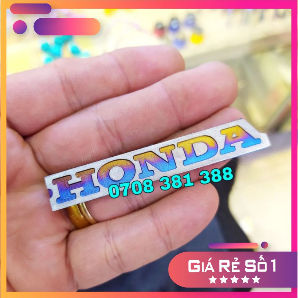 Tem Titan [GIÁ XẢ KHO] Chữ Honda Dán Xe - chữ honda dán xe - đồ chơi xe máy titan