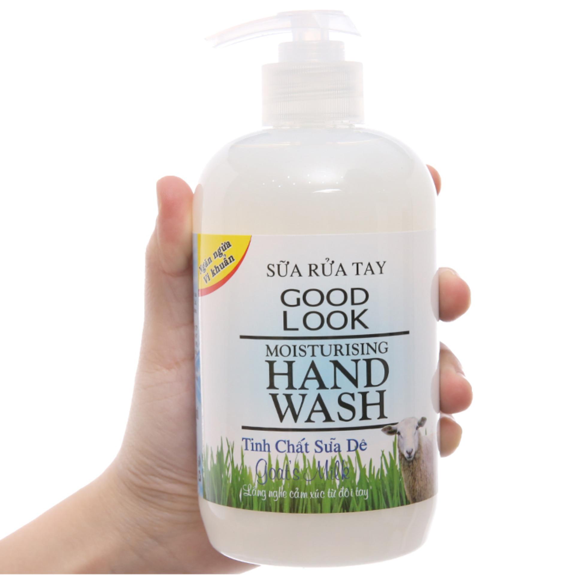 Sữa rửa tay Good Look 500ml - Dây chuyền sx từ Hoa Kỳ Có hương Táo Nha Đam