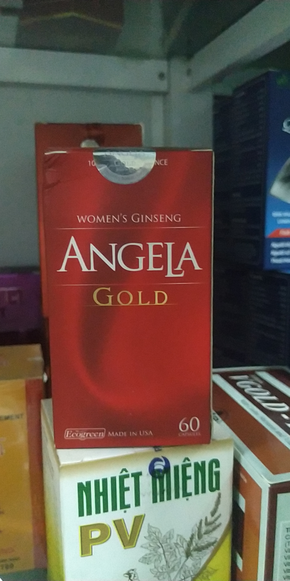 Viên Sâm Angela Gold Ecogreen 60 Viên