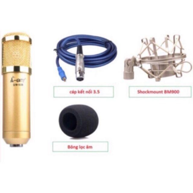 Micro thu âm livestrem AMI BM900 hàng chuẩn bảo hành 6 tháng