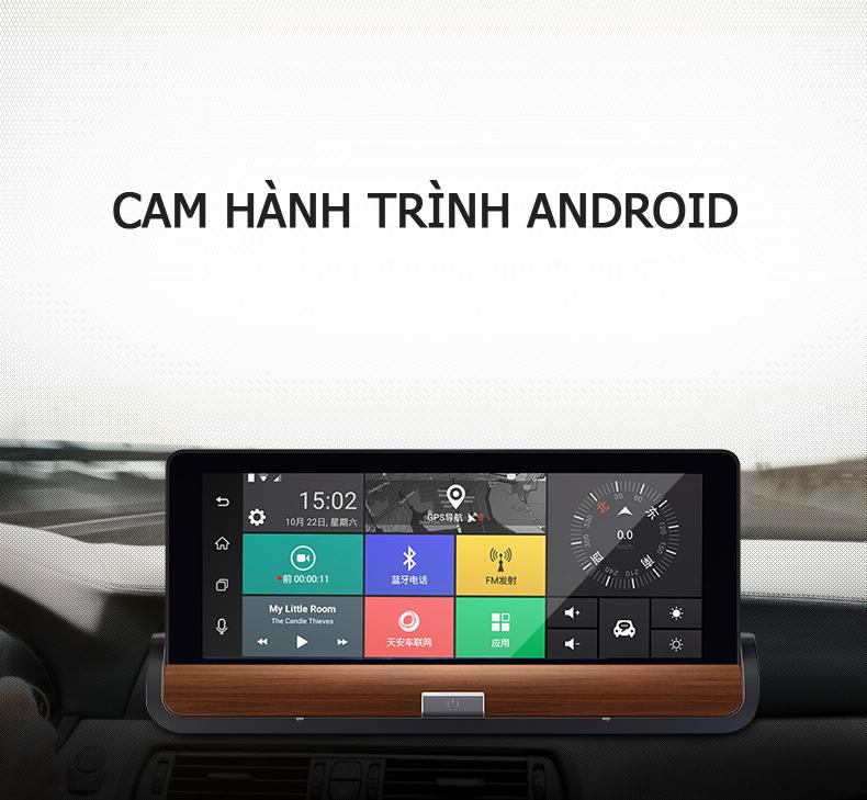 Camera Hành Trình Ô tô đặt Taplo 3G 7inch Tích Hợp Cam Lùi V40-3G