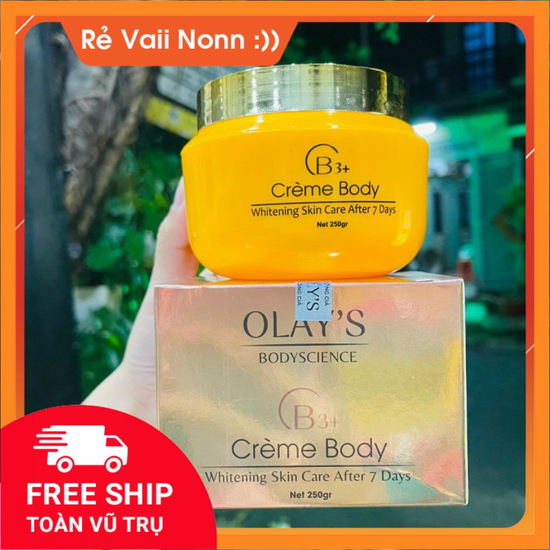 Kem body olay's creme body b3+ 250g trắng mịn da , thấm nhanh , ko bết rít olay b3