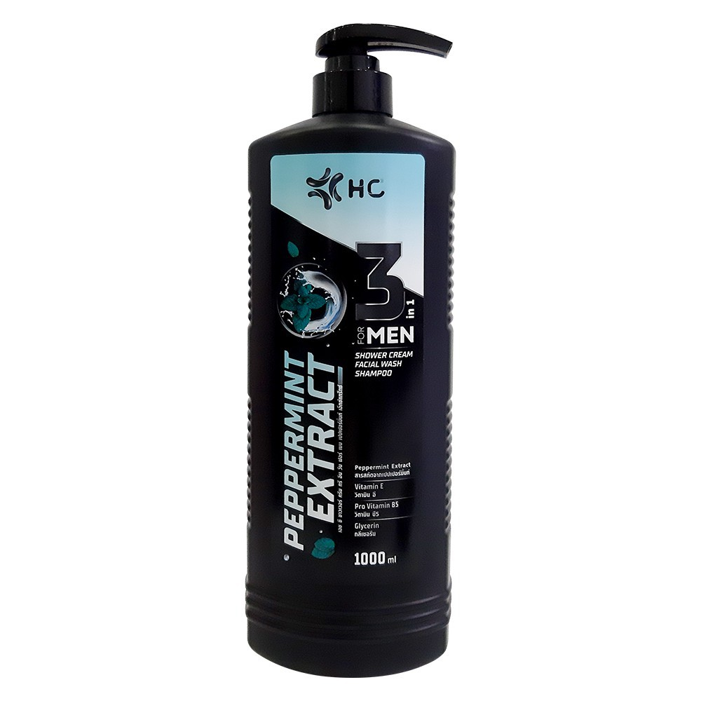 Sữa tắm gội toàn thân cao cấp 3in1 HC dành cho Nam 1000ml