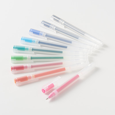 Bút Bi Gel Muji Có Nắp  - Đủ Màu