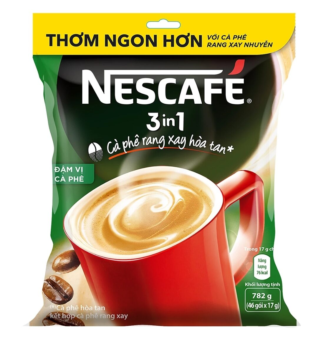 Túi 46 gói 17g nescafe đậm vị cà phê