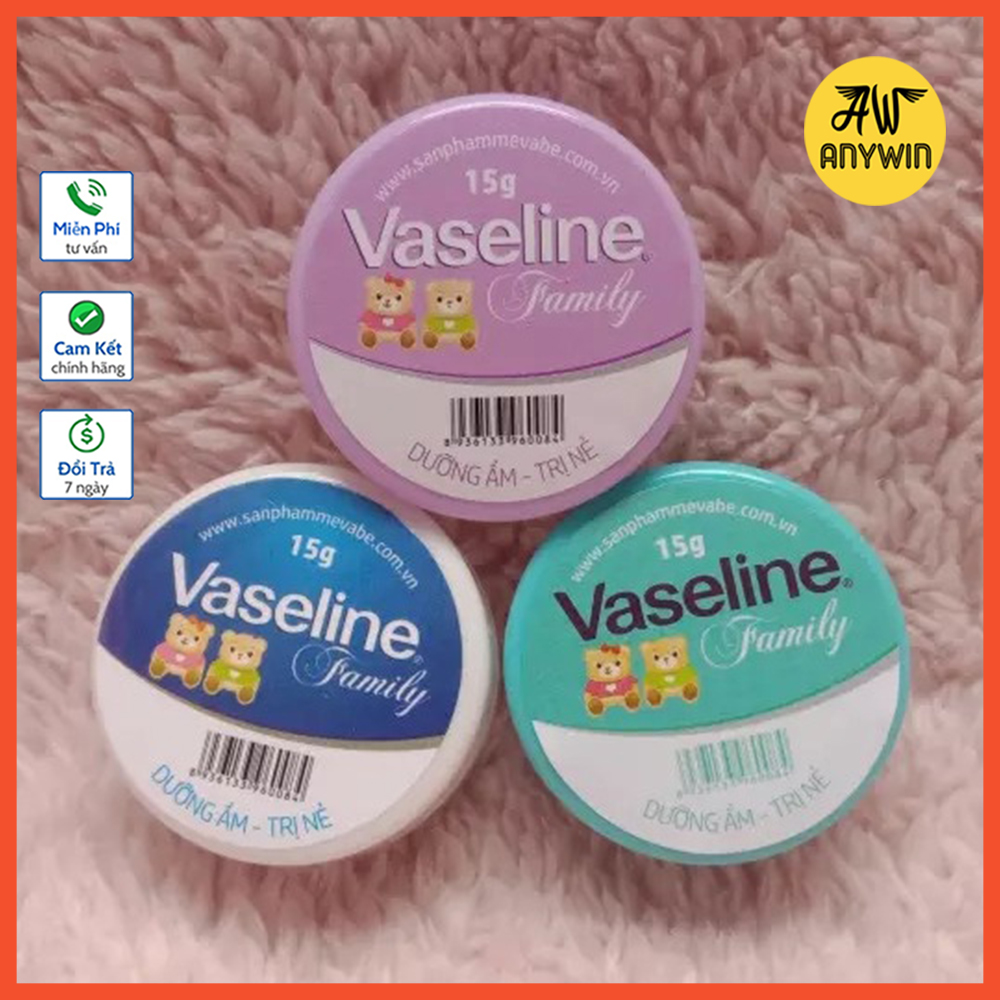 Kem Nẻ cho bé Vaseline Gấu Family 15g