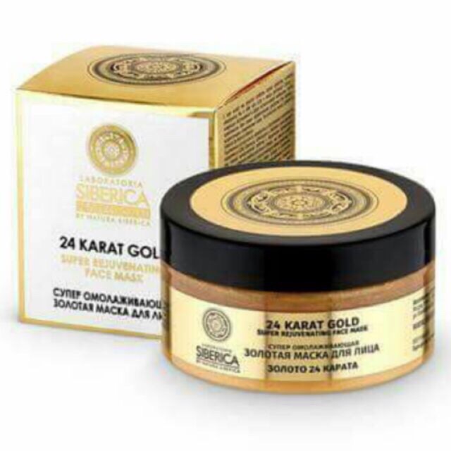 Mặt nạ vàng 24k natura siberica super gold - hàng nga