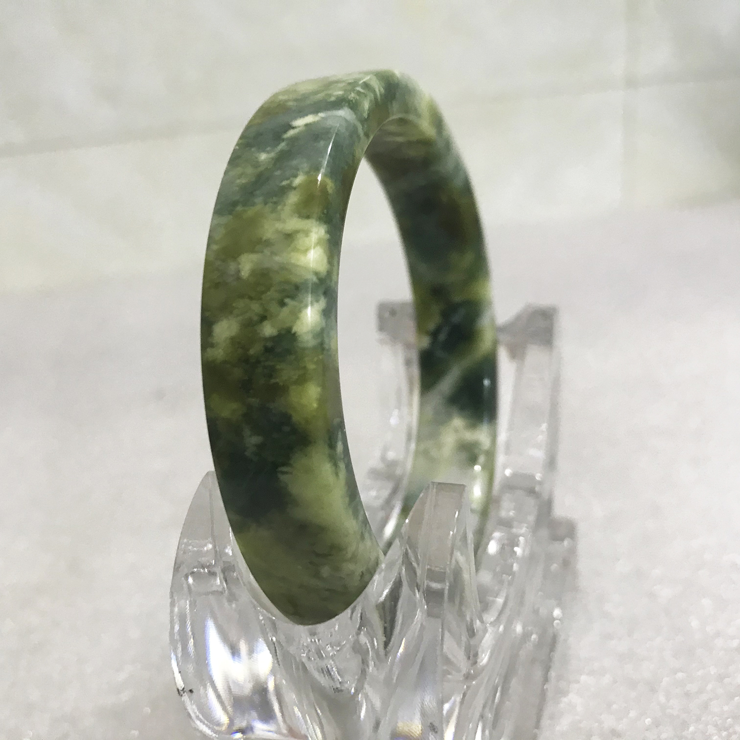 [HCM]Vòng tay vuông bản nhỏ 1 cm cho nữ đá tự nhiên nhiều màu cẩm thạch của Việt Nam