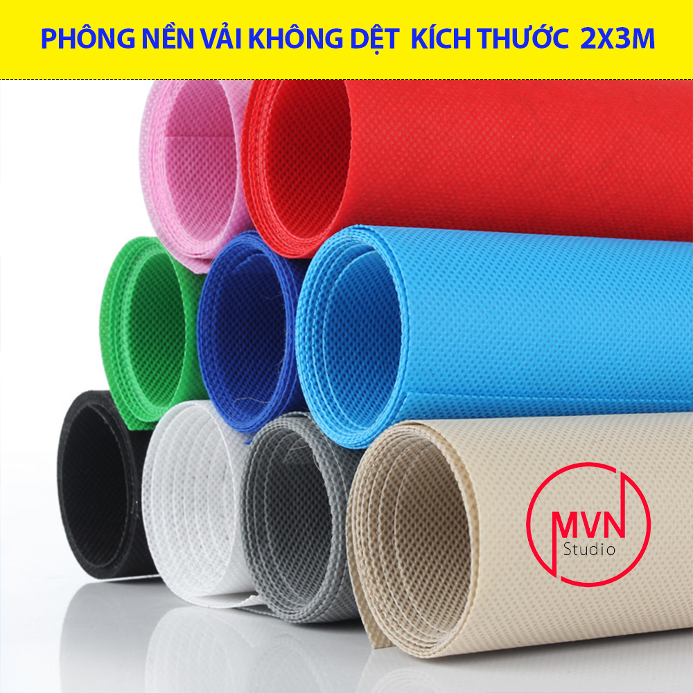Phông nền vải không dệt - Kích thước lớn 2x3m - MVN Studio