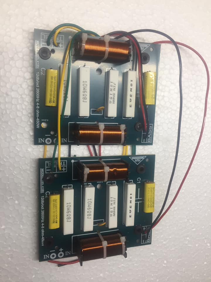 Bộ 2 Bo Phân tần Loa 450W Công suất lớn Tần số cắt 2.600Hz