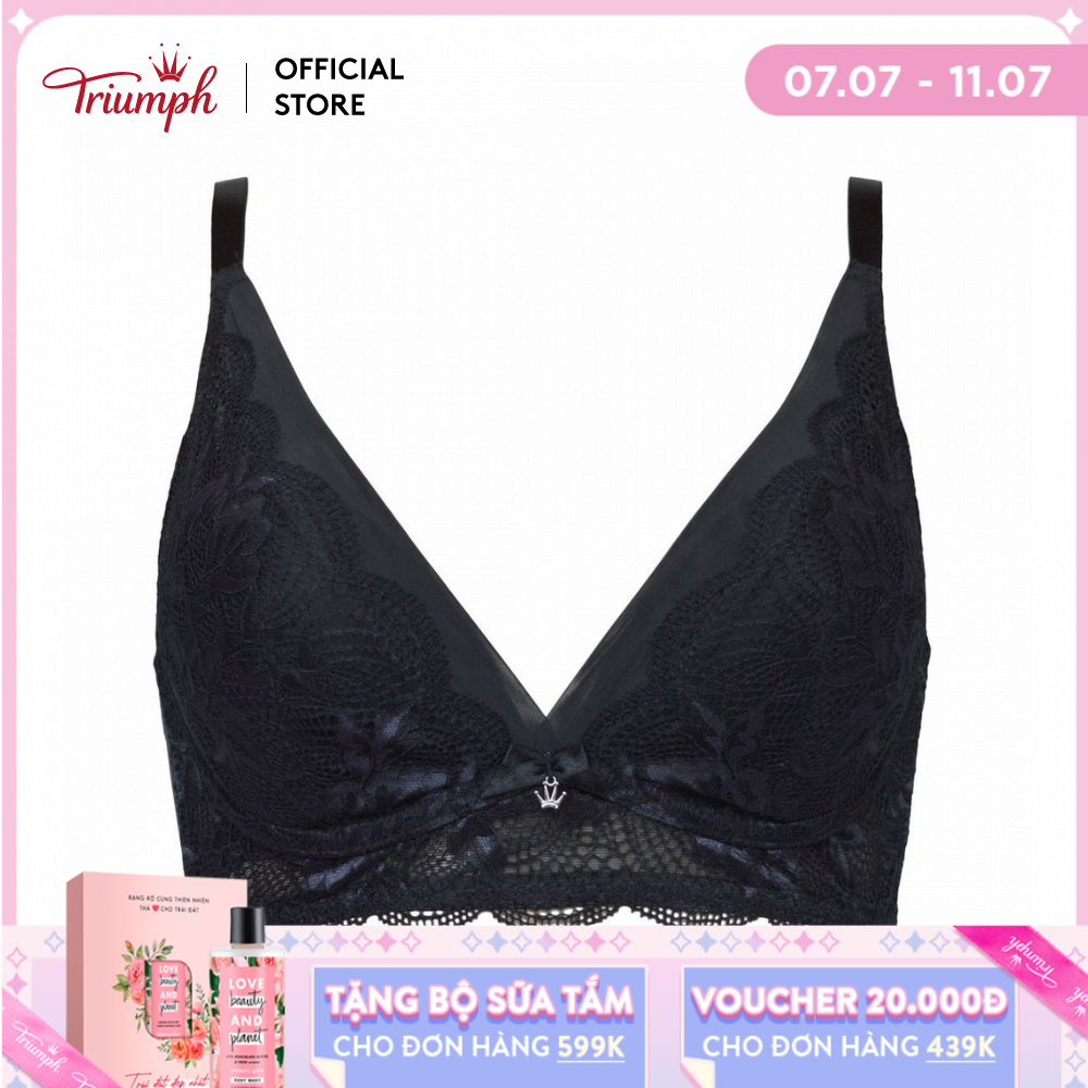 [Voucher 20K + Quà Sữa tắm cho đơn 699K từ 7.7-11.7] Áo ngực không gọng Triumph Aqua Freesia HU DV