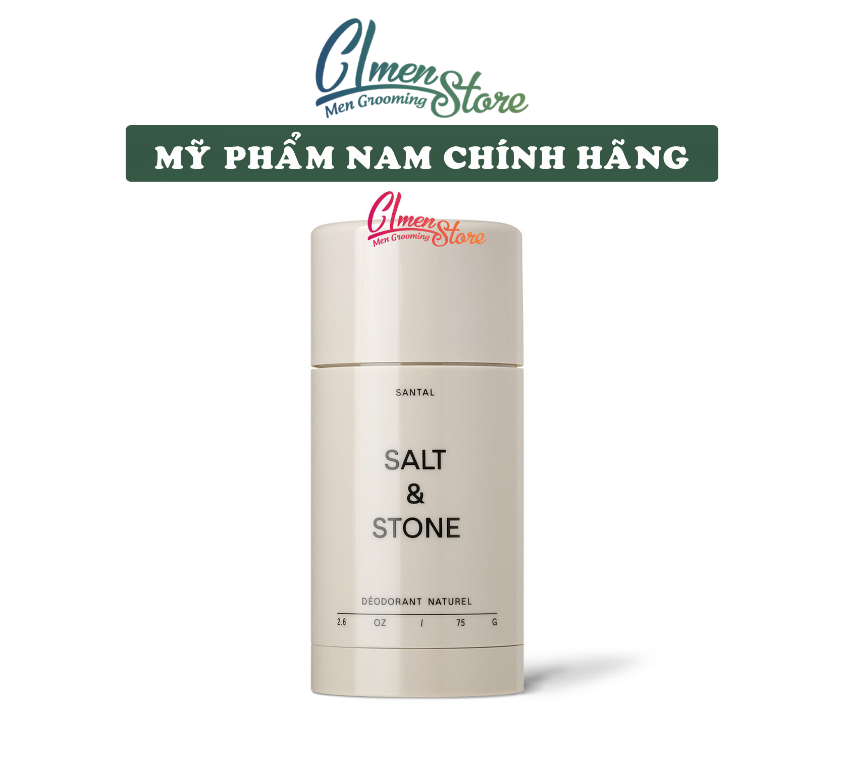 Lăn Khử Mùi Salt & Stone Santal Deodorant
