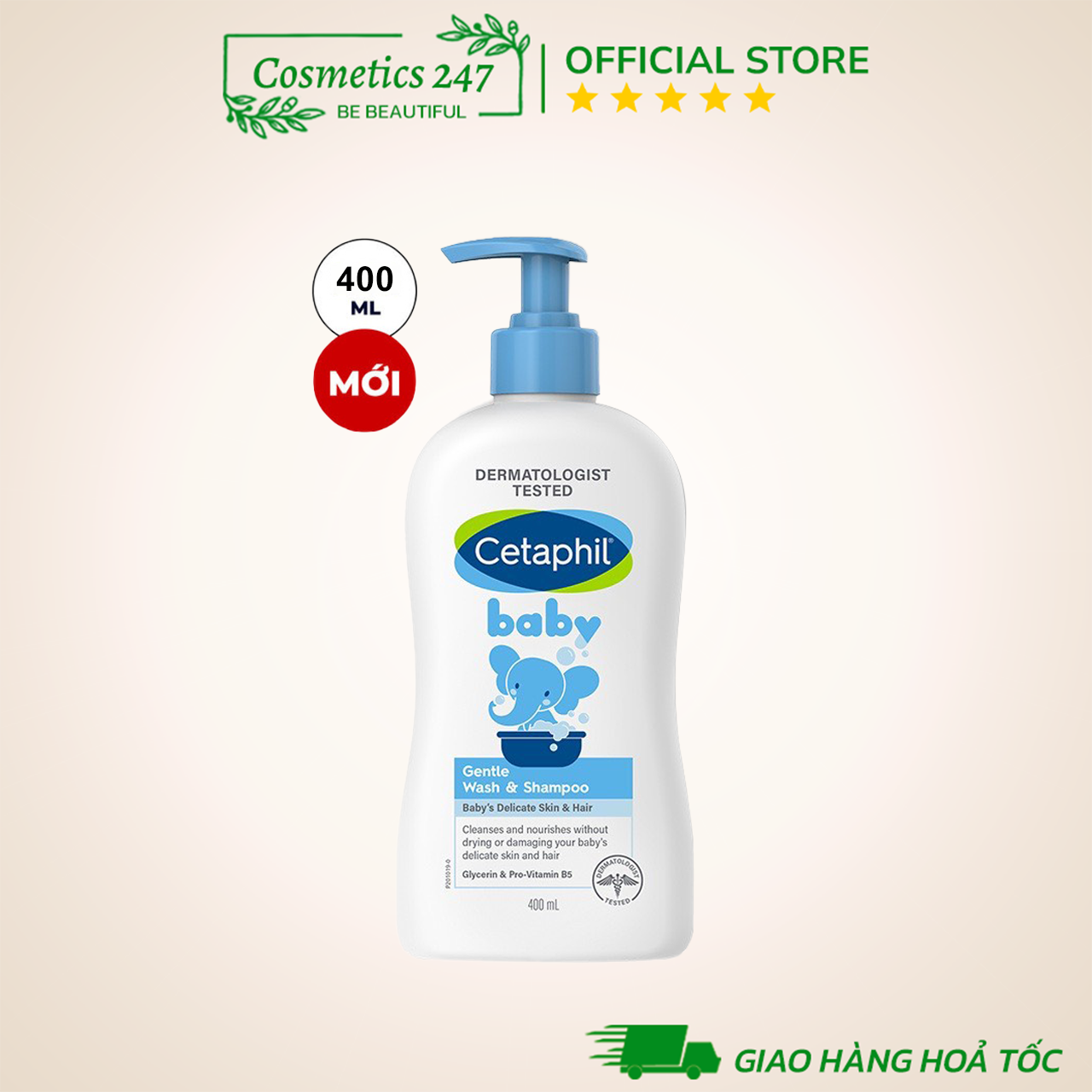 Sữa tắm gội cetaphil cho bé - cetaphil baby gentle wash & shampoo