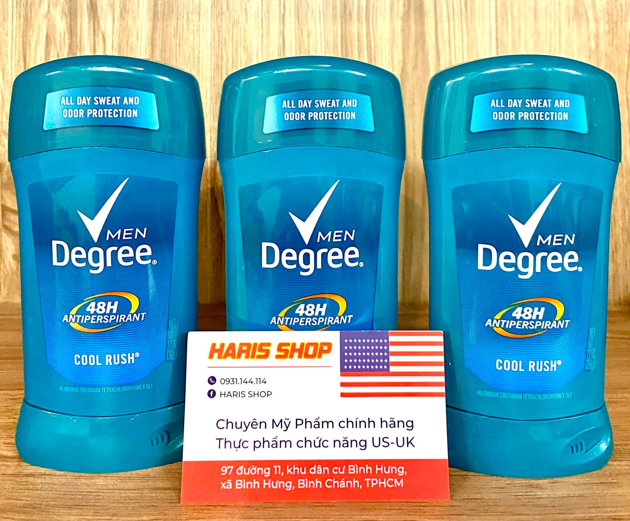 Sáp lăn khử mùi Degree Men Cool Crush 48h dành cho nam 76g