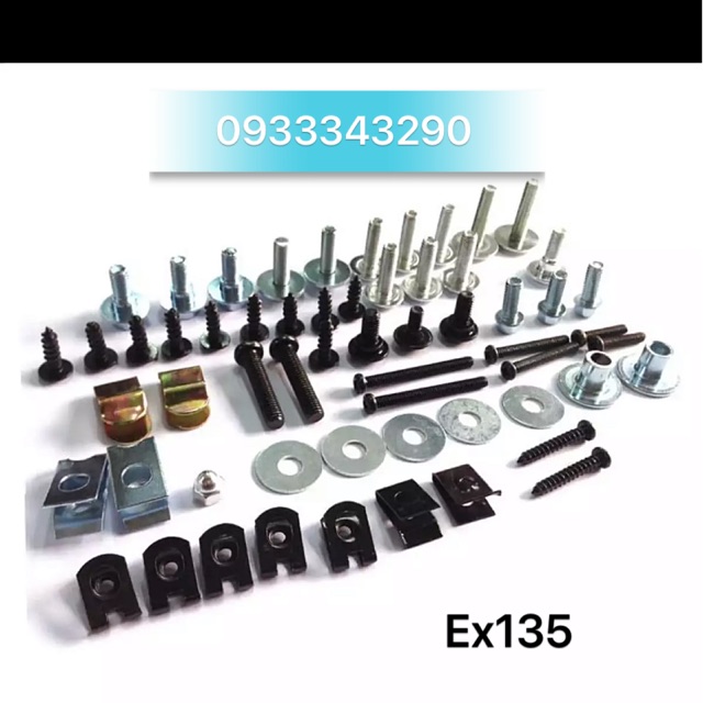 Bộ vỏ óc nhựa xe máy Ex 135, cam kết hàng đúng mô tả, mang tính chất thẩm mỹ cao, lắp gáp dễ dàng, chất lượng đảm bảo