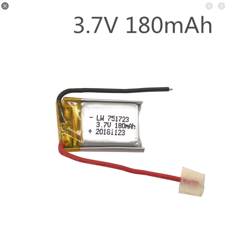 [HCM]Pin sạc 3.7V 180mah Pin sạc Lipo có mạch bảo vệ Pin máy bay đồ chơi