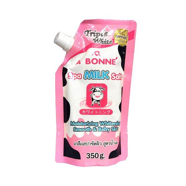 Muối tắm sữa bò abonne 350g tắm dưỡng trắng da