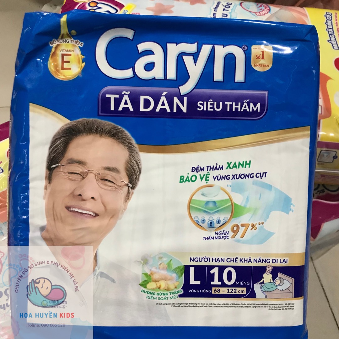 Tã dán Caryn tã dán dùng cho bà mẹ sau sinh hoặc người già size M / L