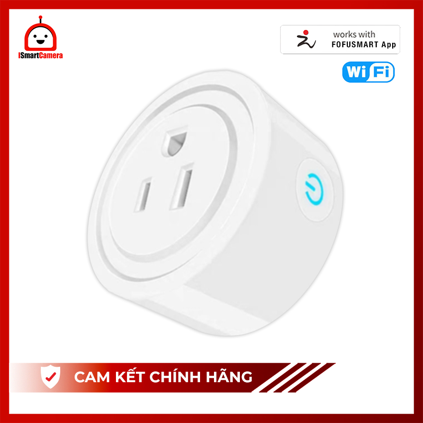 [HCM]Ổ cắm điện thông minh chính hãng FOFU (tặng ổ cắm chuyển chấu 3-2) điều khiển và kết nối bằng WIFI có thể tắt mở điều chỉnh ở bất cứ đâu thông qua ứng dụng