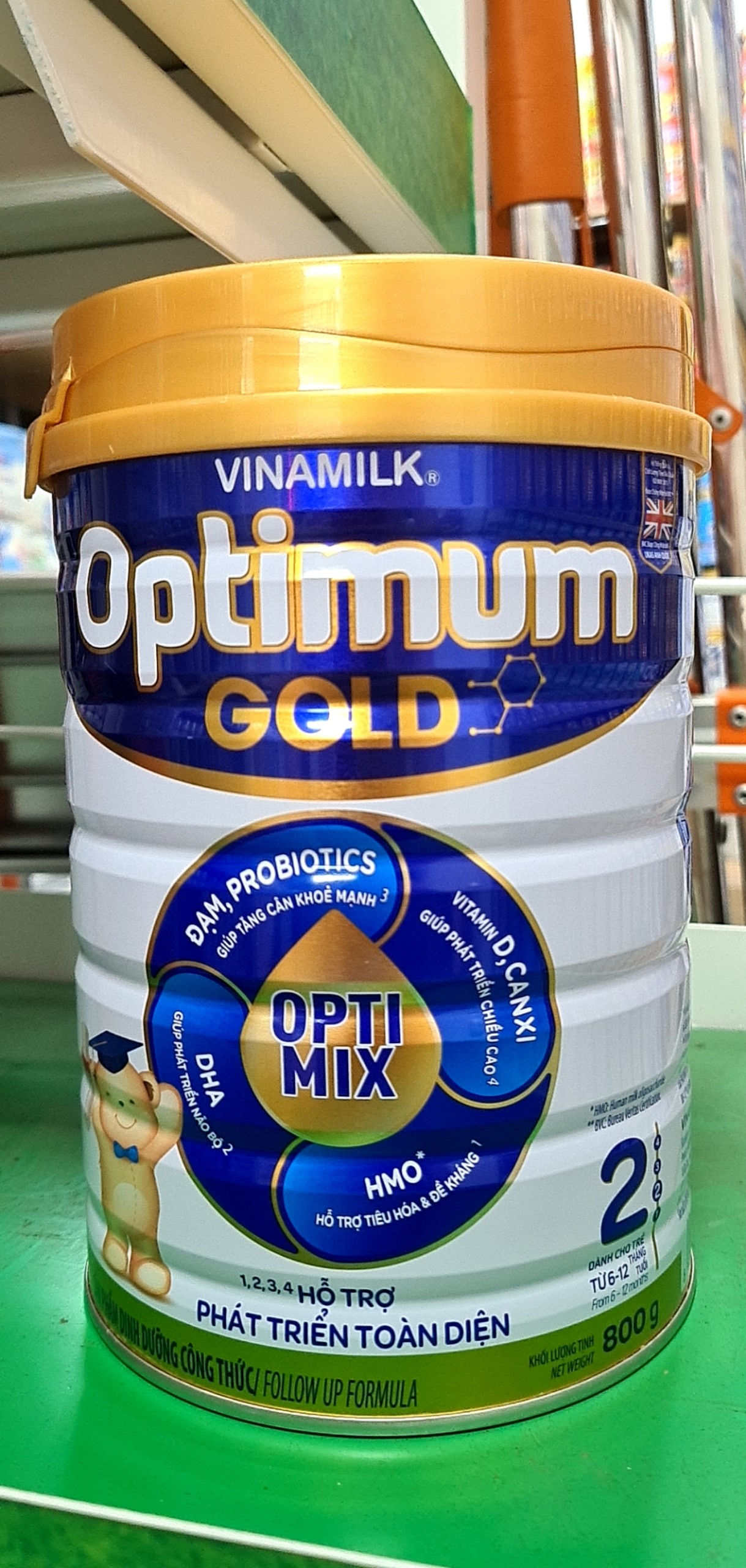 Sữa bột optimum gold 2