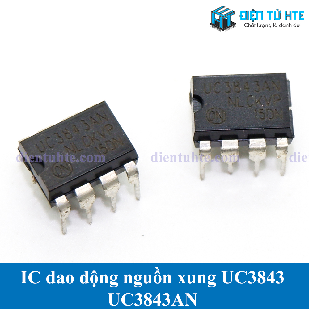 IC dao động nguồn 3843 UC3843 UC3843AN DIP-8 - Bộ 2 Con