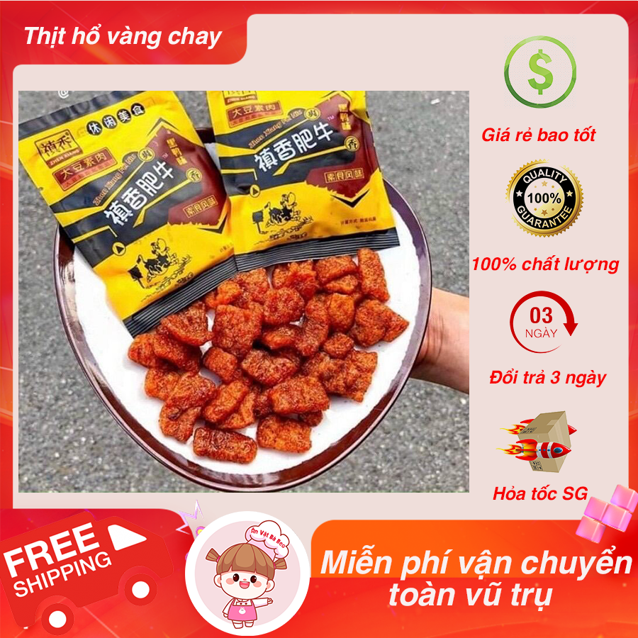 Thịt hổ chay cay kaka _ thịt hổ cay hồ nam - ăn vặt nội địa trung - ăn vặt bà beo