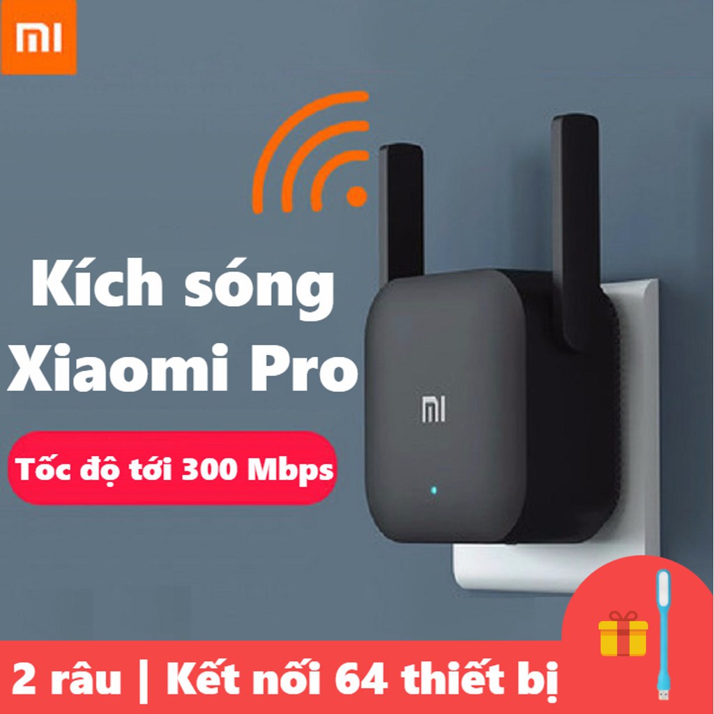 Kích sóng Xiaomi Wifi Repeater Pro