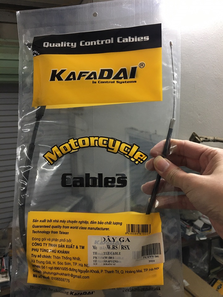 Dây ga xe máy KAFADAI THAILAND cho xe Wave RS/Wave RSX/Wave S110 KL873