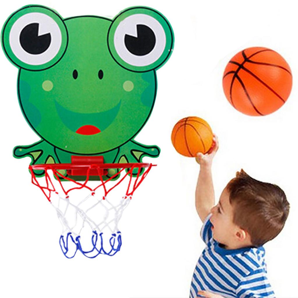 bóng rổ treo tường cho bé, bảng ném bóng rổ dán tường mini cho bé vui chơi