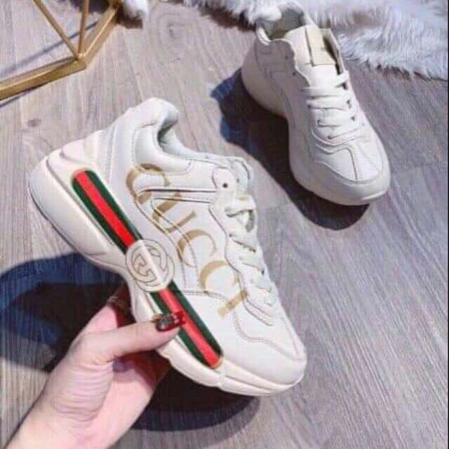 FREESHIP Giày thể thao nữ  GUCCIc,NY độn đế 5cm fom chuẩn êm chân, giày sneaker tăng chiều cao mẫu hot 2021