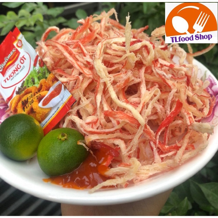 Mực khô hấp cốt dừa hộp 300gr loại 1 siêu ngon kèm tương ớt