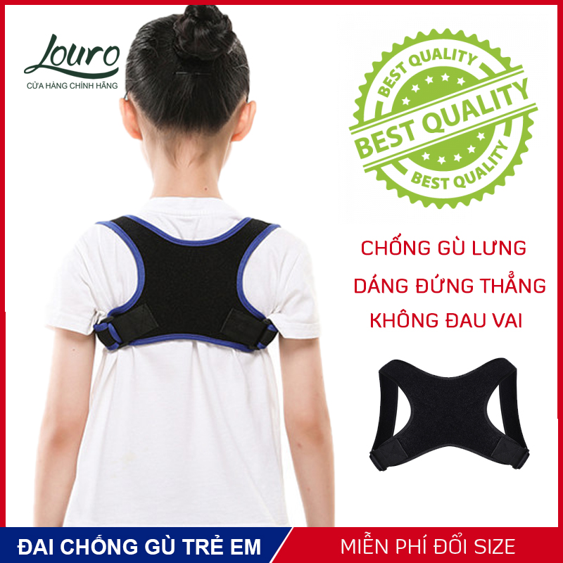 Đai chống gù lưng cho trẻ em, kiểu đai áo định hình chống gù cho bé trai, bé gái, chống vẹo cột sống - DG10