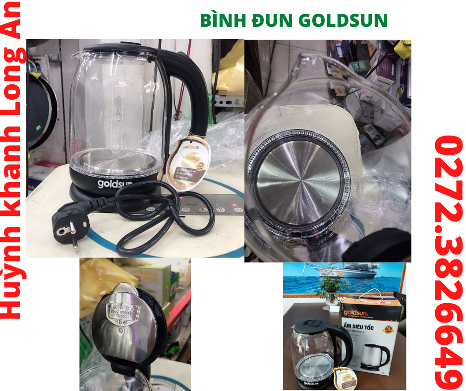 Bình đun siêu tốc goldsun gkt2601g 1,8l