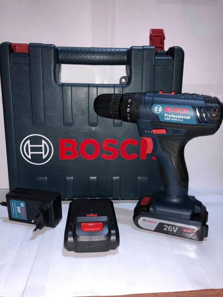 Máy khoan pin bosh 26v - 2 pin