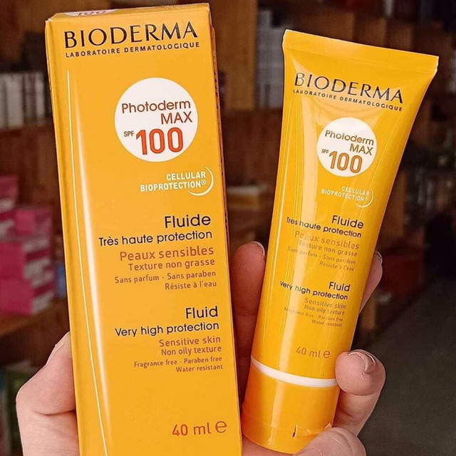 KEM CHỐNG NẮNG 100 SPF BIODERMA PHOTODERM MAX 40ml