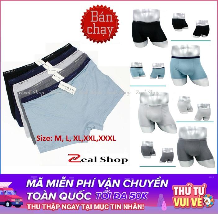 Bộ 4 quần sịp đùi xuất nhật cho nam zeal shop