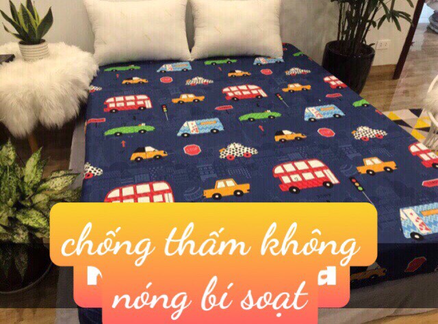 GA CHỐNG THẤM COTTON CAO CẤP 2MX2M2 DÀNH CHO BÉ- HÀNG CAO CẤP KHÔNG BÍ NÓNG SỘT XOẠT